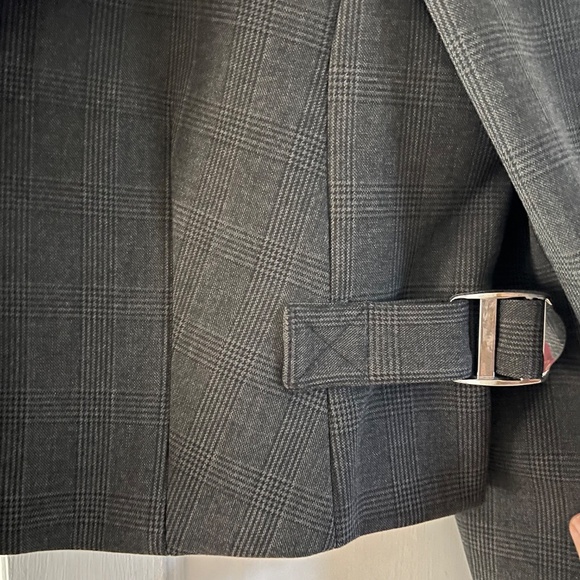 Avec Les Filles Women's Faux-Leather-Trim Cropped Jacket, BLACK, SIZE 14 NWT - Picture 9 of 15